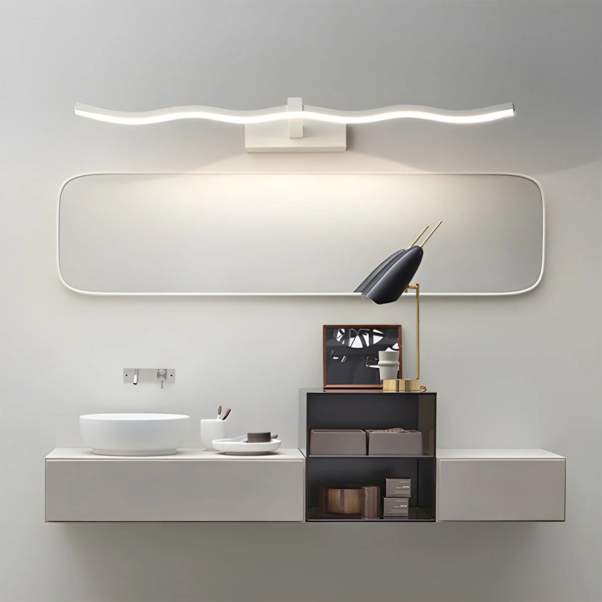 Feyran Linear Vanity Bathroom Wall Sconce For Mirror