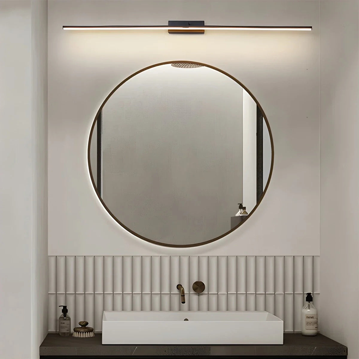Feyran Linear Vanity Bathroom Wall Sconce For Mirror