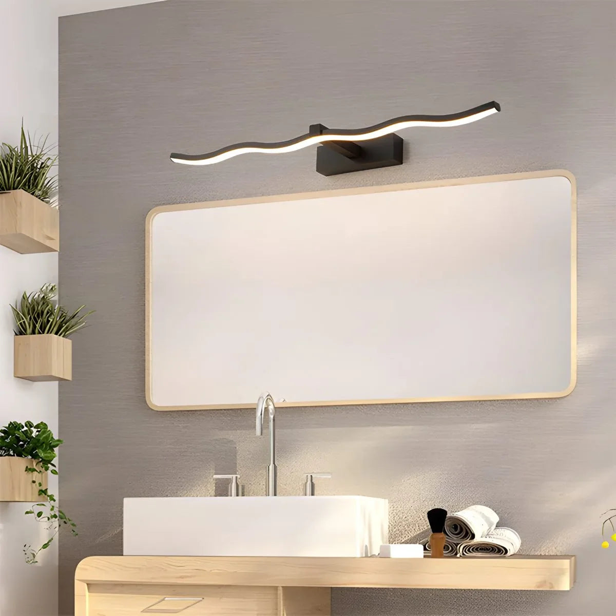 Feyran Linear Vanity Bathroom Wall Sconce For Mirror