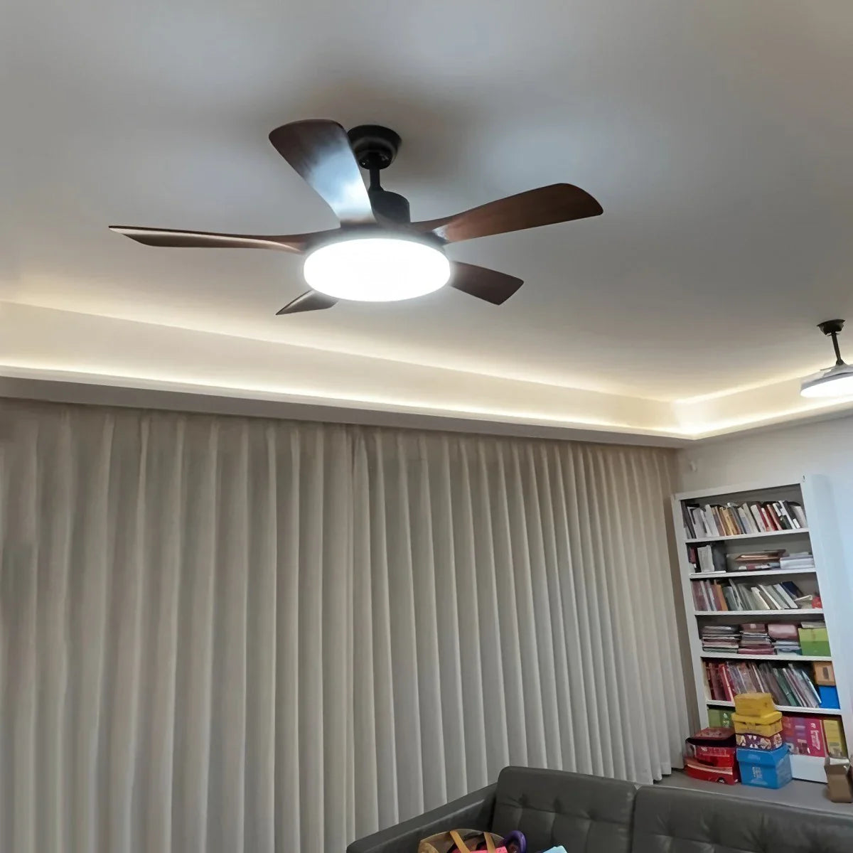 Feyran Living Room Minimalist Ceiling Fan with Light