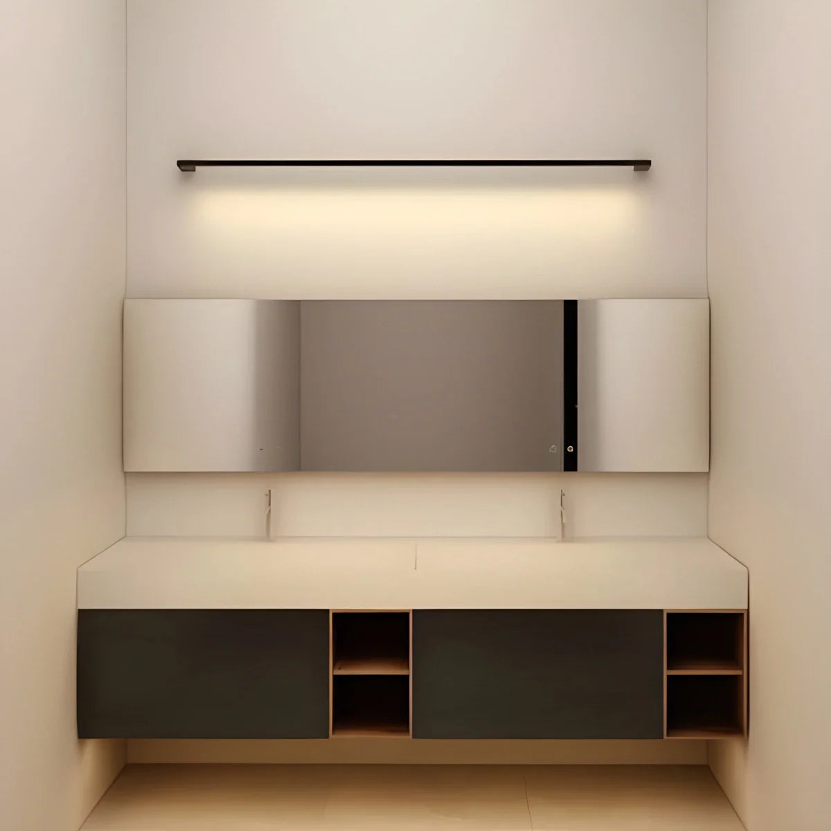Feyran Long Linear Stairwell Wall Sconce