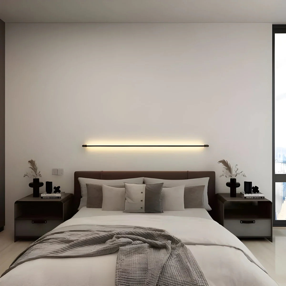 Feyran Long Linear Stairwell Wall Sconce