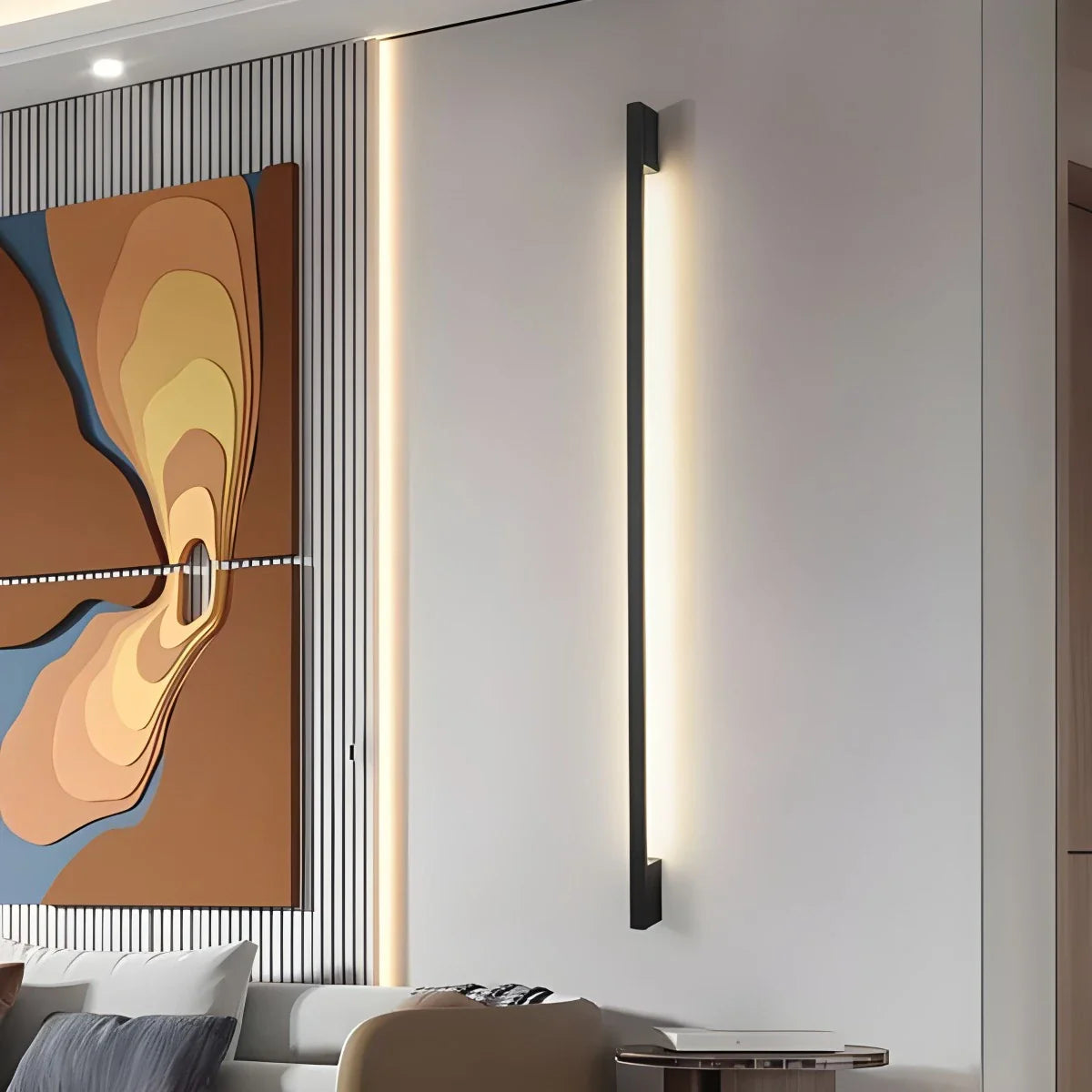 Feyran Long Linear Stairwell Wall Sconce