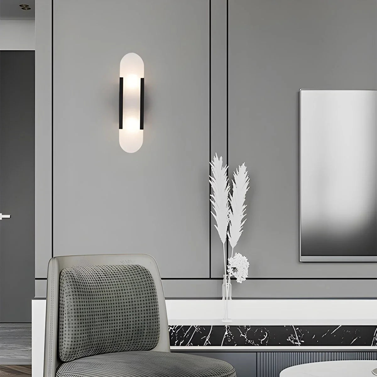 Feyran Luxury Spanish Alabaster Wall Sconce for Living Room