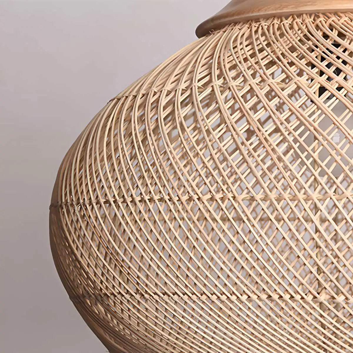 Feyran Rattan Lantern Pendant Light for Dining Room
