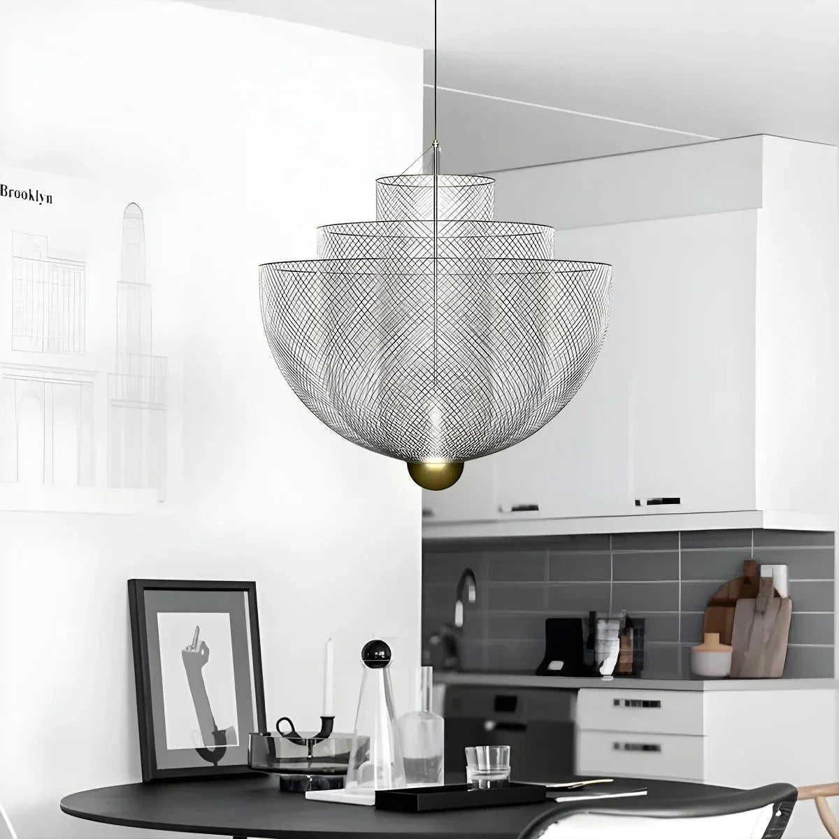 Feyran Meshmatics Hanging Lamp for Kitchens Dining Room