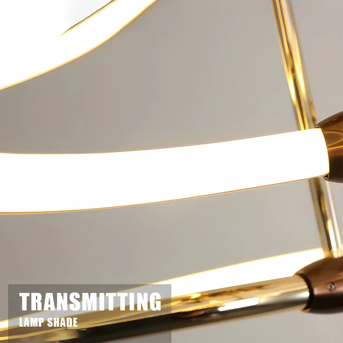 Feyran Metal Circular Chandelier Ceiling Lamp