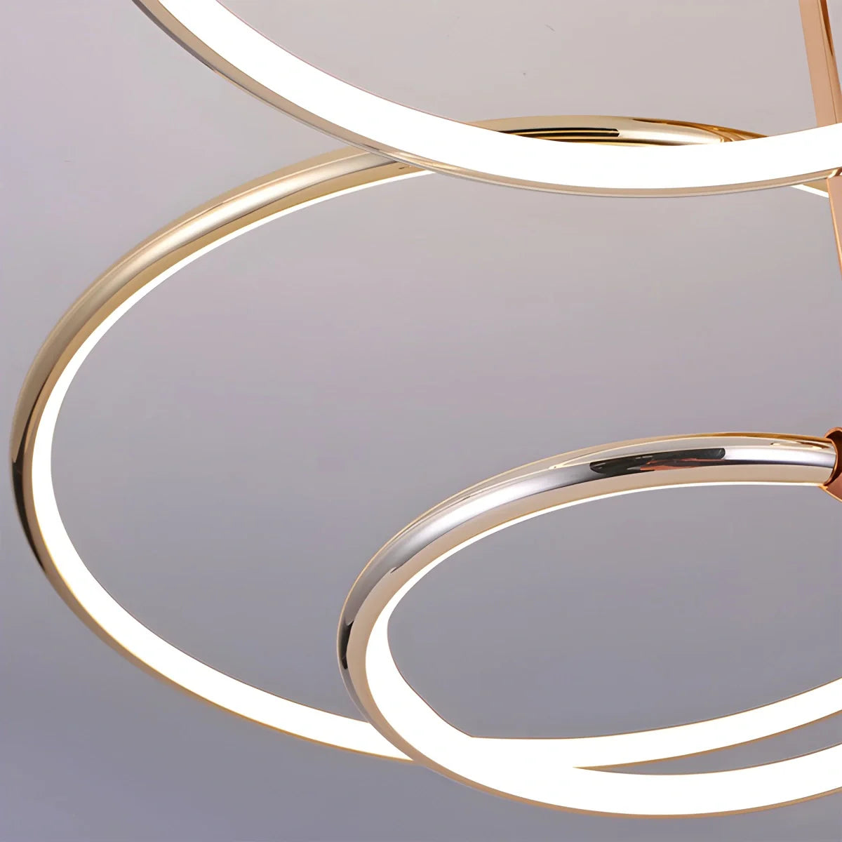 Feyran Metal Circular Chandelier Ceiling Lamp