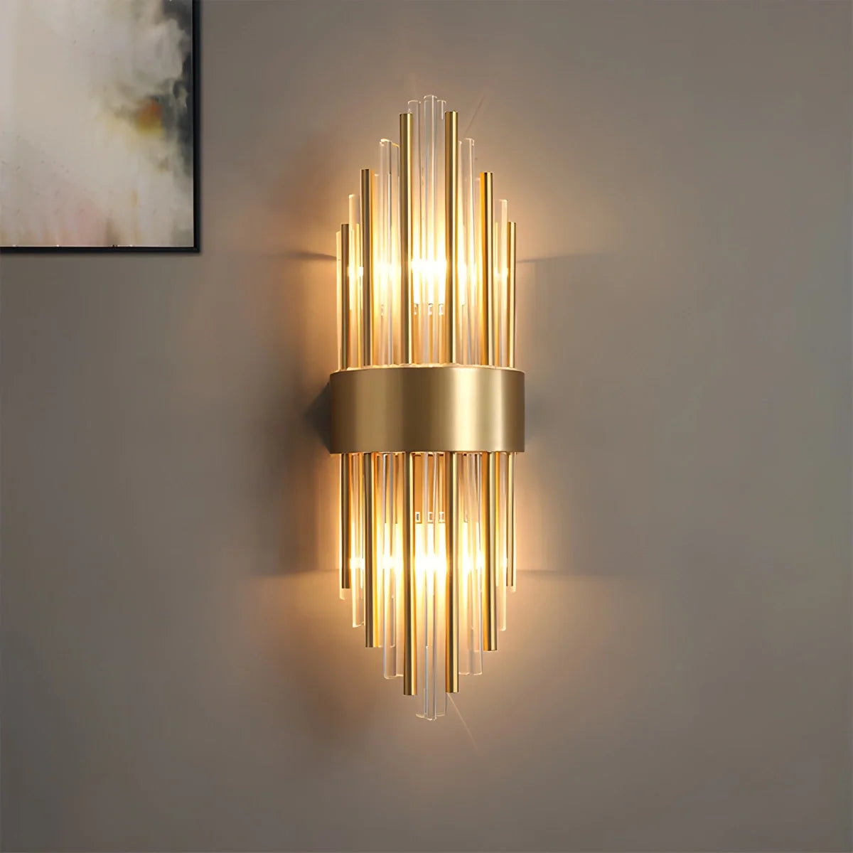 Feyran Minimal Luxury Glass Wall Lamp