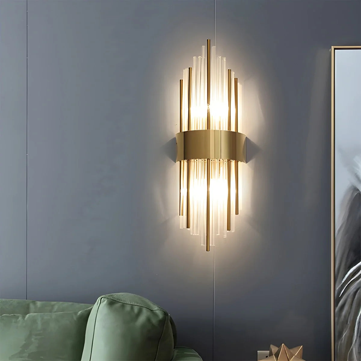 Feyran Minimal Luxury Glass Wall Lamp