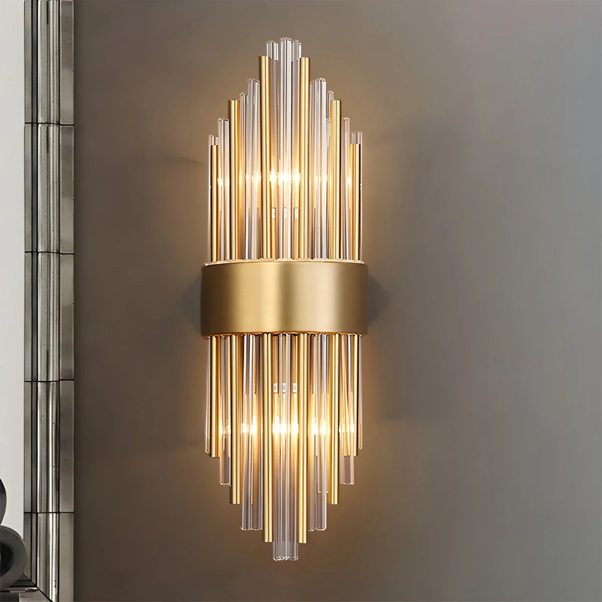 Feyran Minimal Luxury Glass Wall Lamp