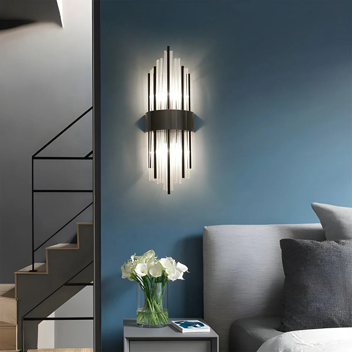 Feyran Minimal Luxury Glass Wall Lamp
