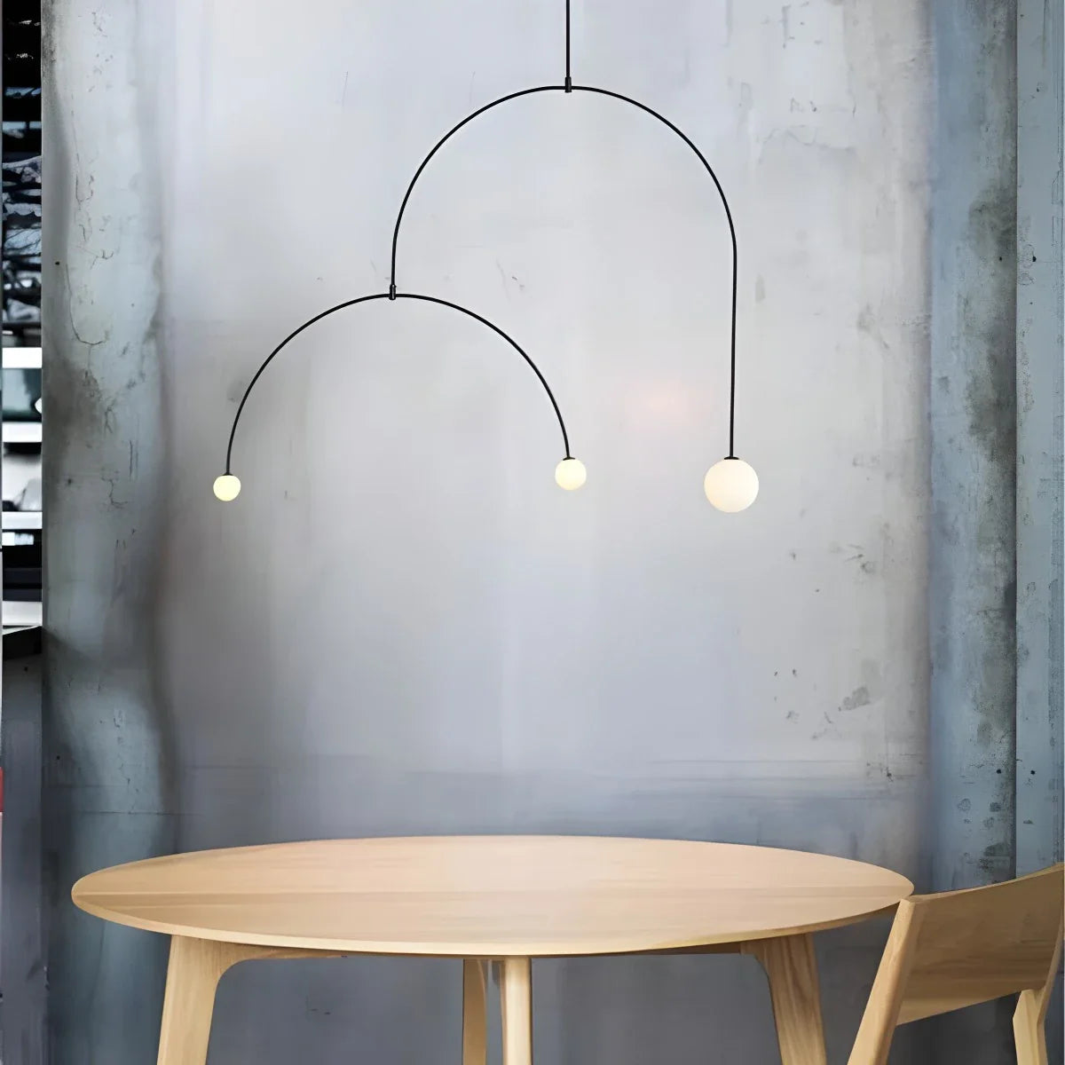 Feyran Minimalist Linear Metal Chandelier