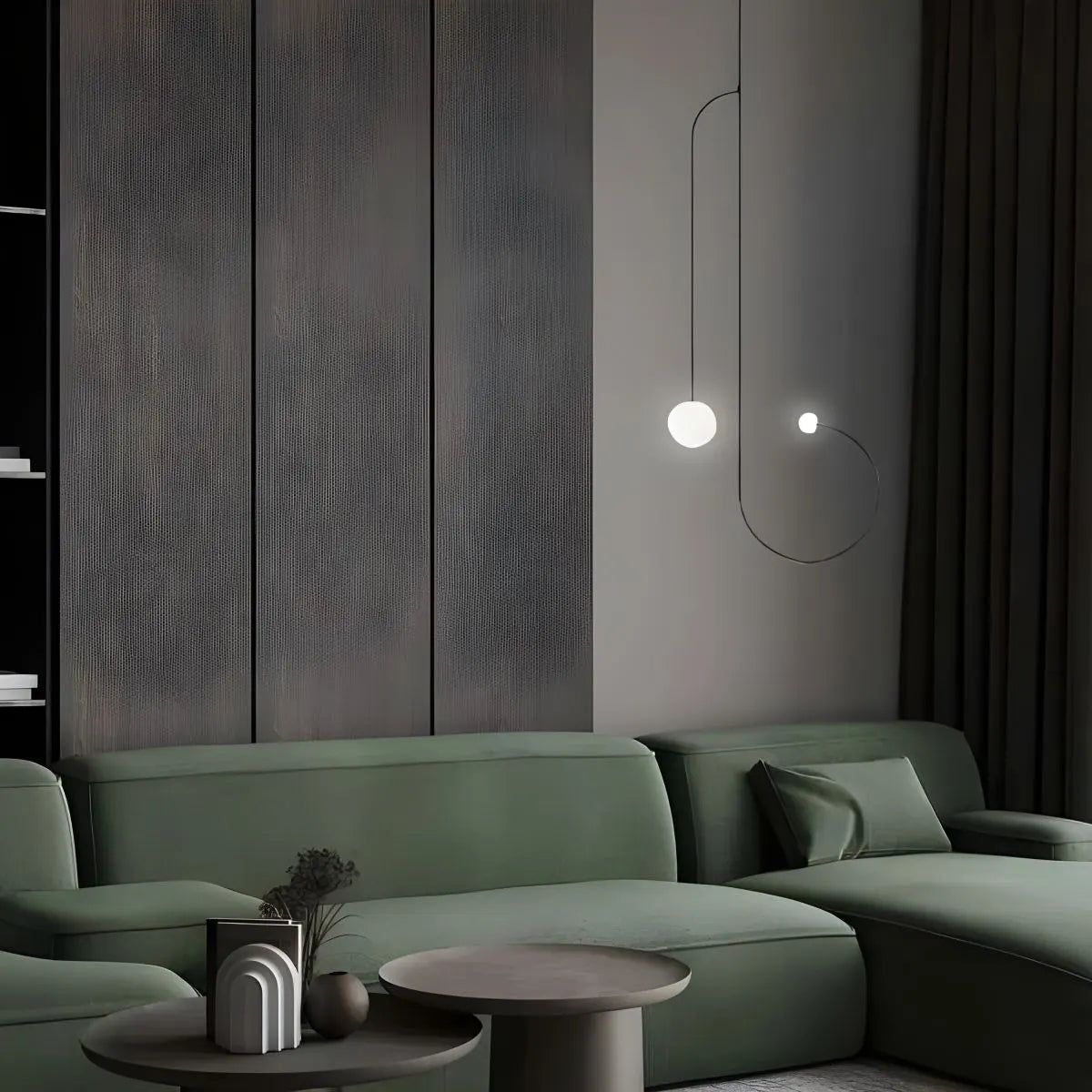 Feyran Minimalist Linear Metal Chandelier