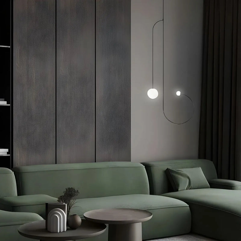 Feyran Minimalist Linear Metal Chandelier