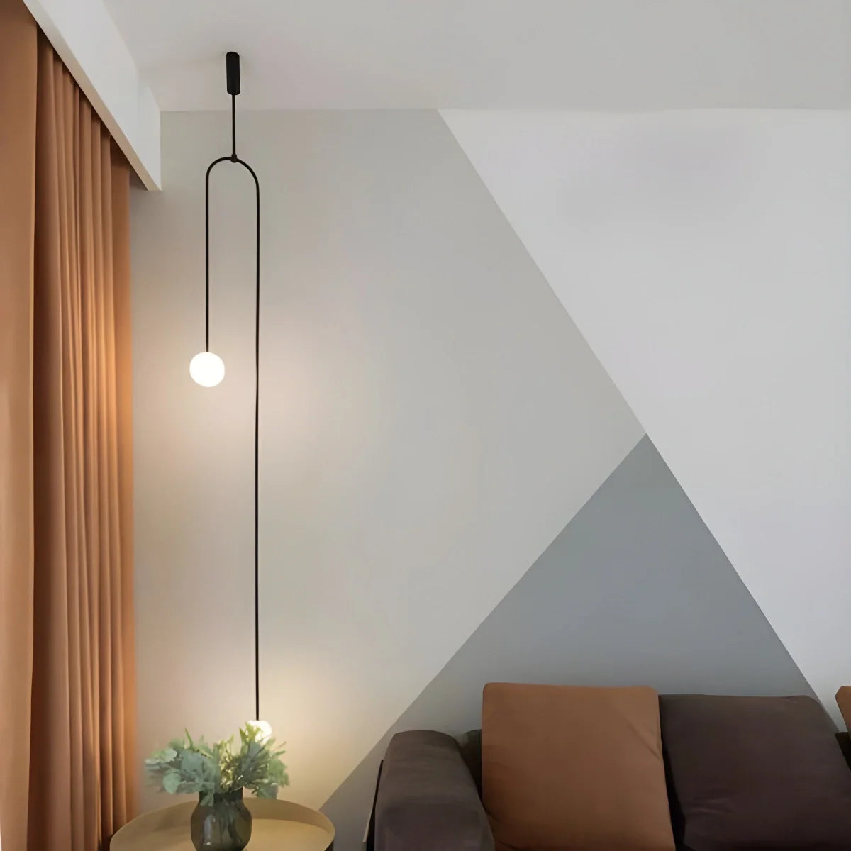 Feyran Minimalist Linear Metal Chandelier