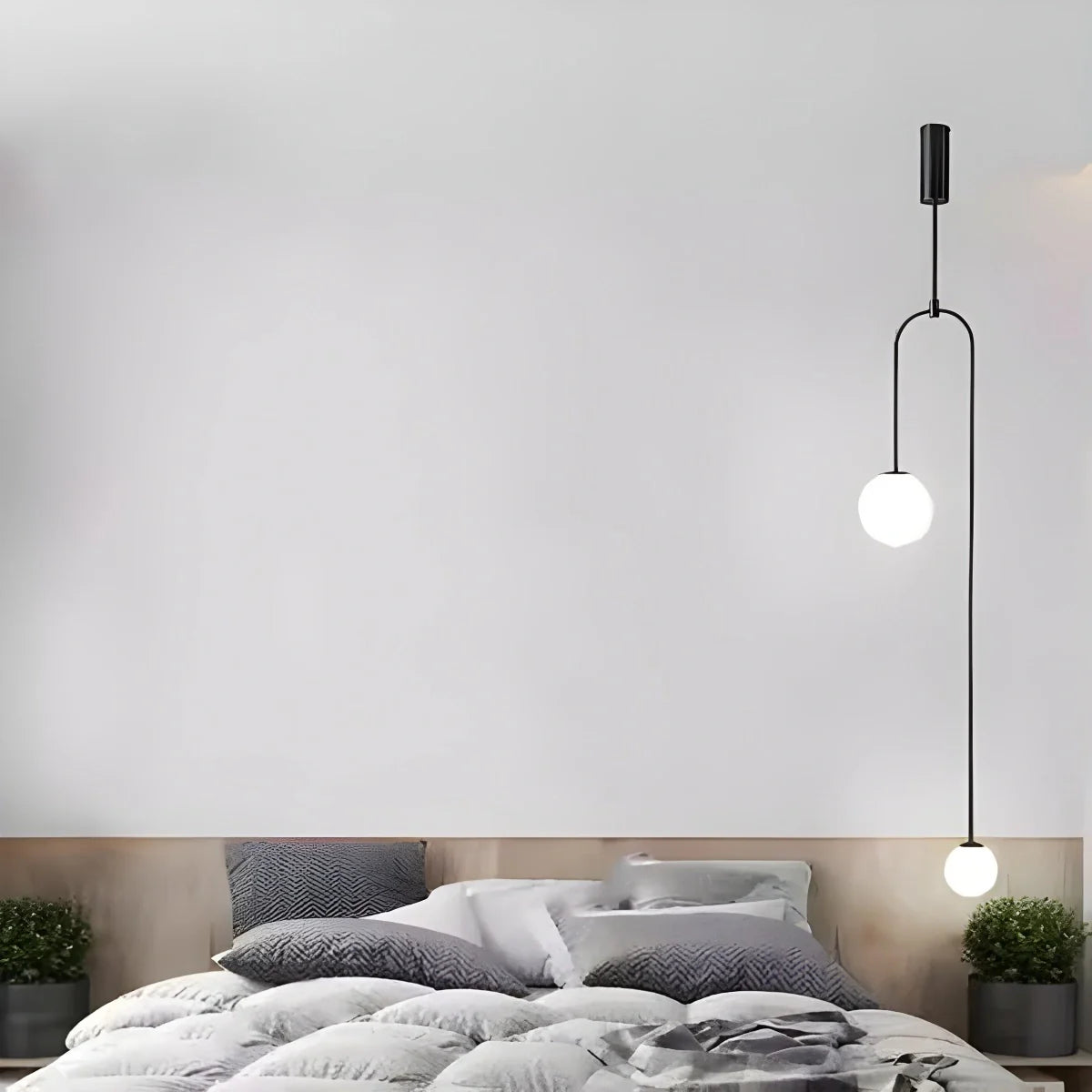 Feyran Minimalist Linear Metal Chandelier