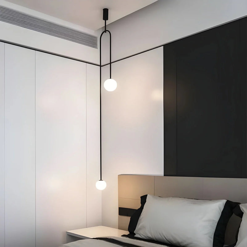 Feyran Minimalist Linear Metal Chandelier
