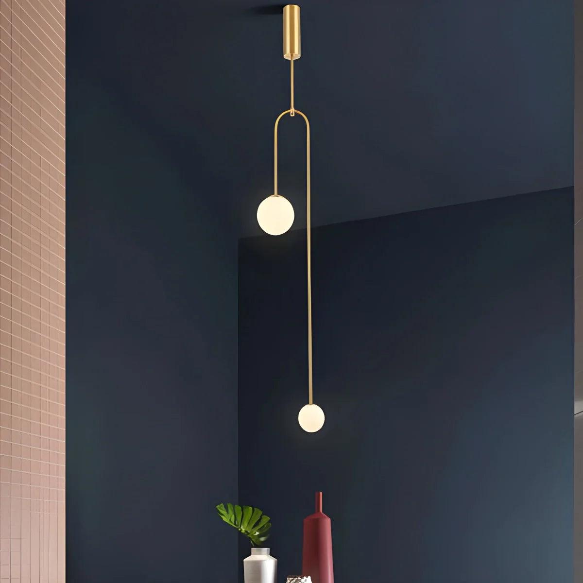 Feyran Minimalist Linear Metal Chandelier