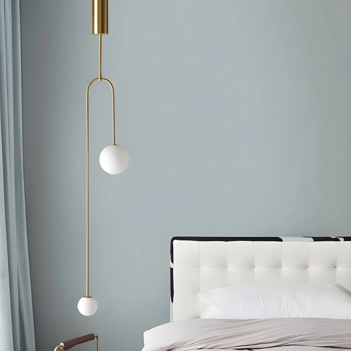 Feyran Minimalist Linear Metal Chandelier