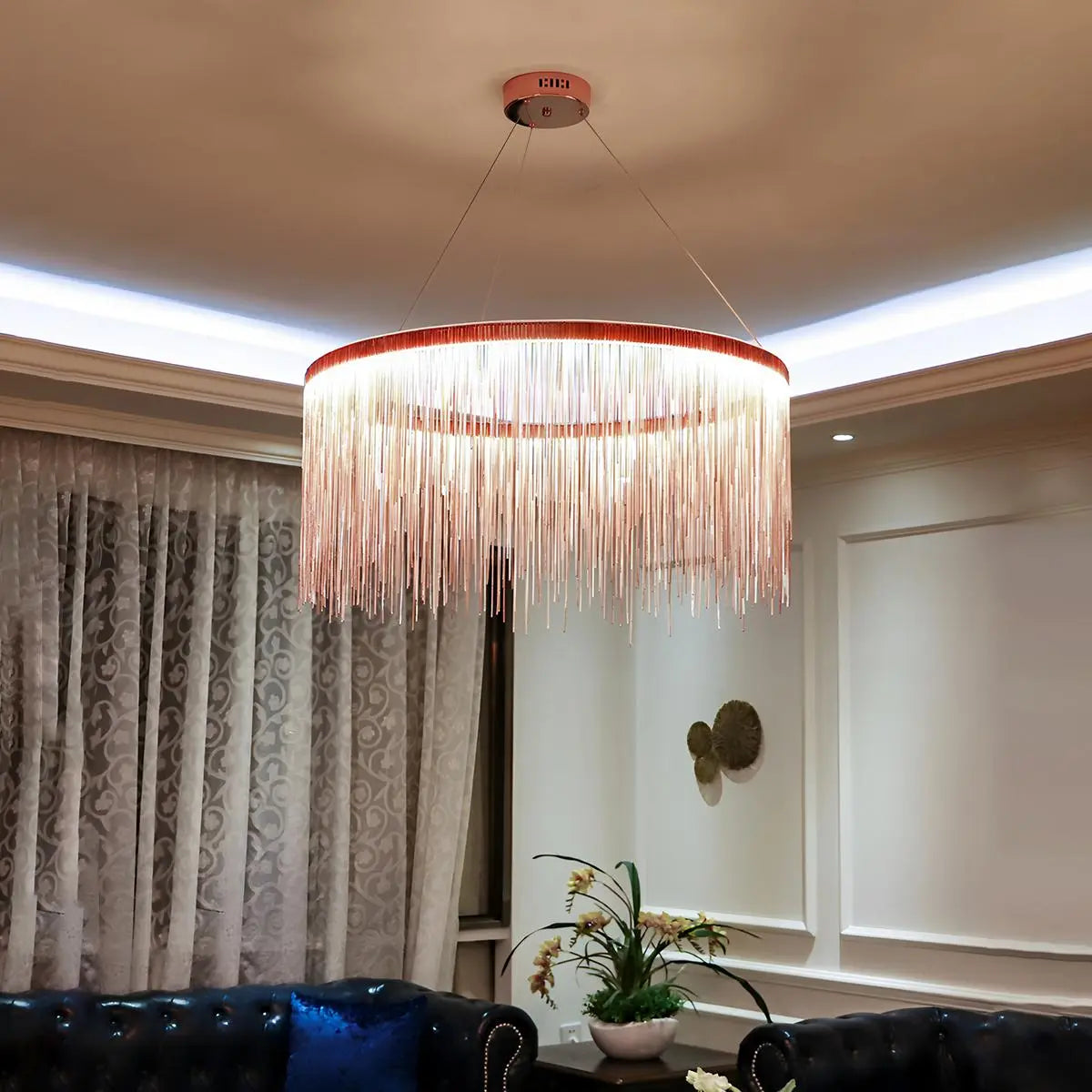 Feyran Modern Art Decor Tassel Chandelier