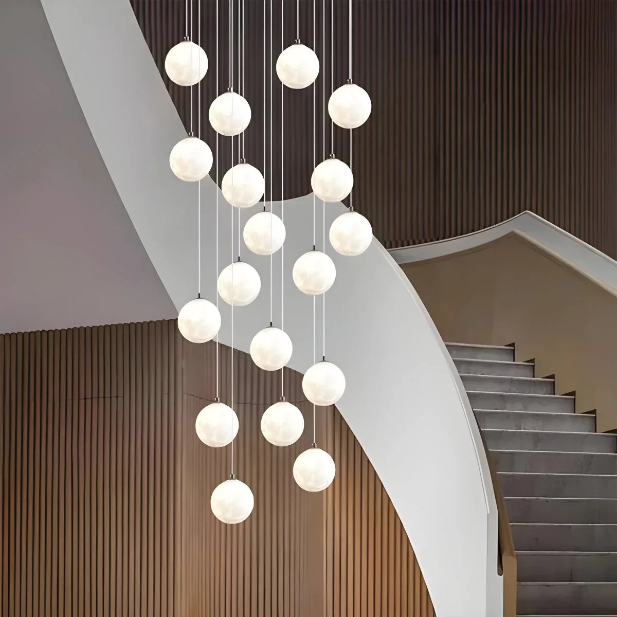Feyran Modern Attic 3D Moon Celestial Chandelier
