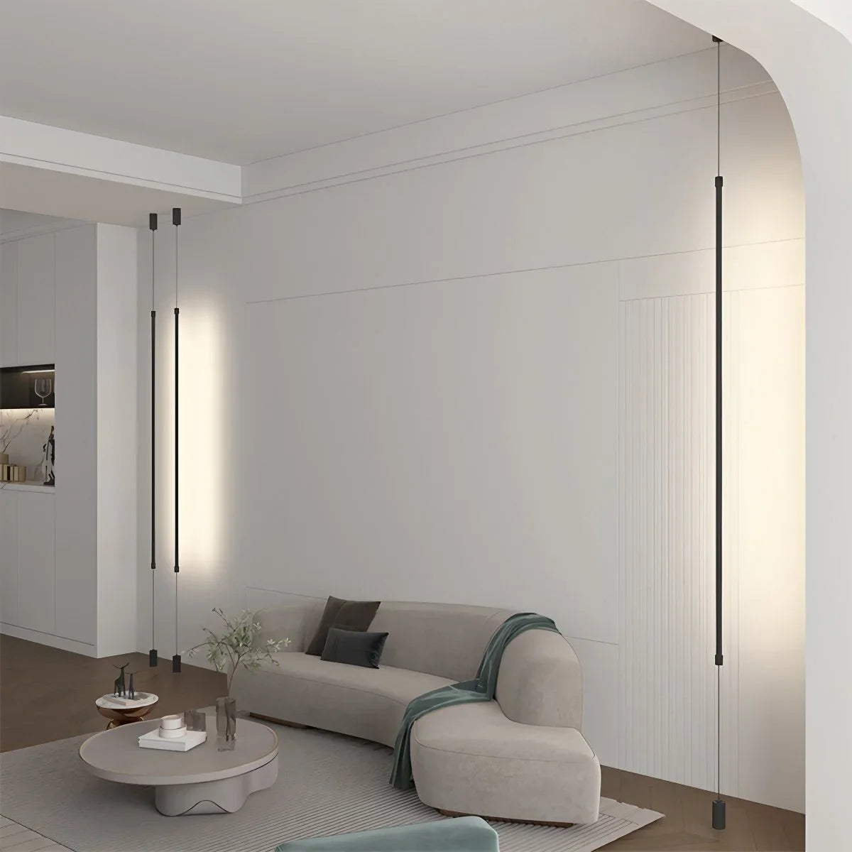 Feyran Modern Long Line Floor To Ceiling Light