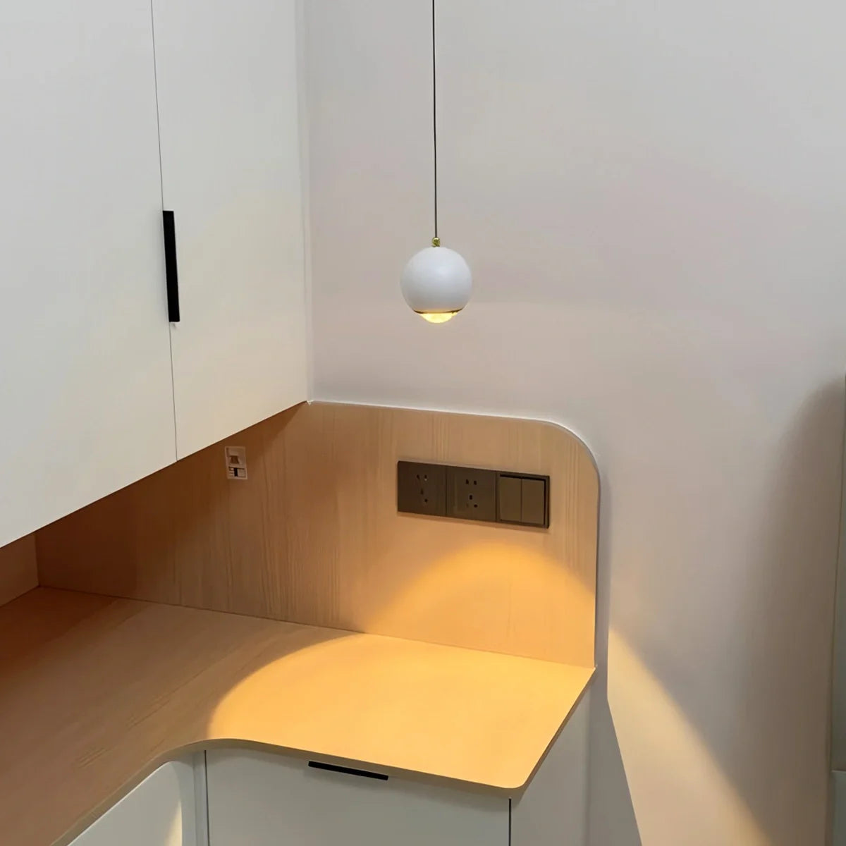 Feyran Modern Minimalist Ball Shape LED Pendant Light