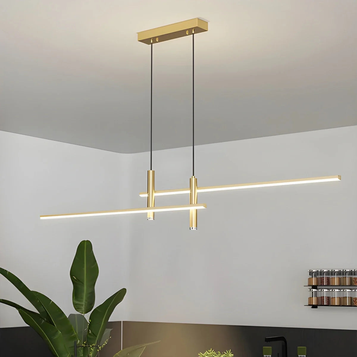 Feyran Modern Minimalist Linear LED Pendant Light