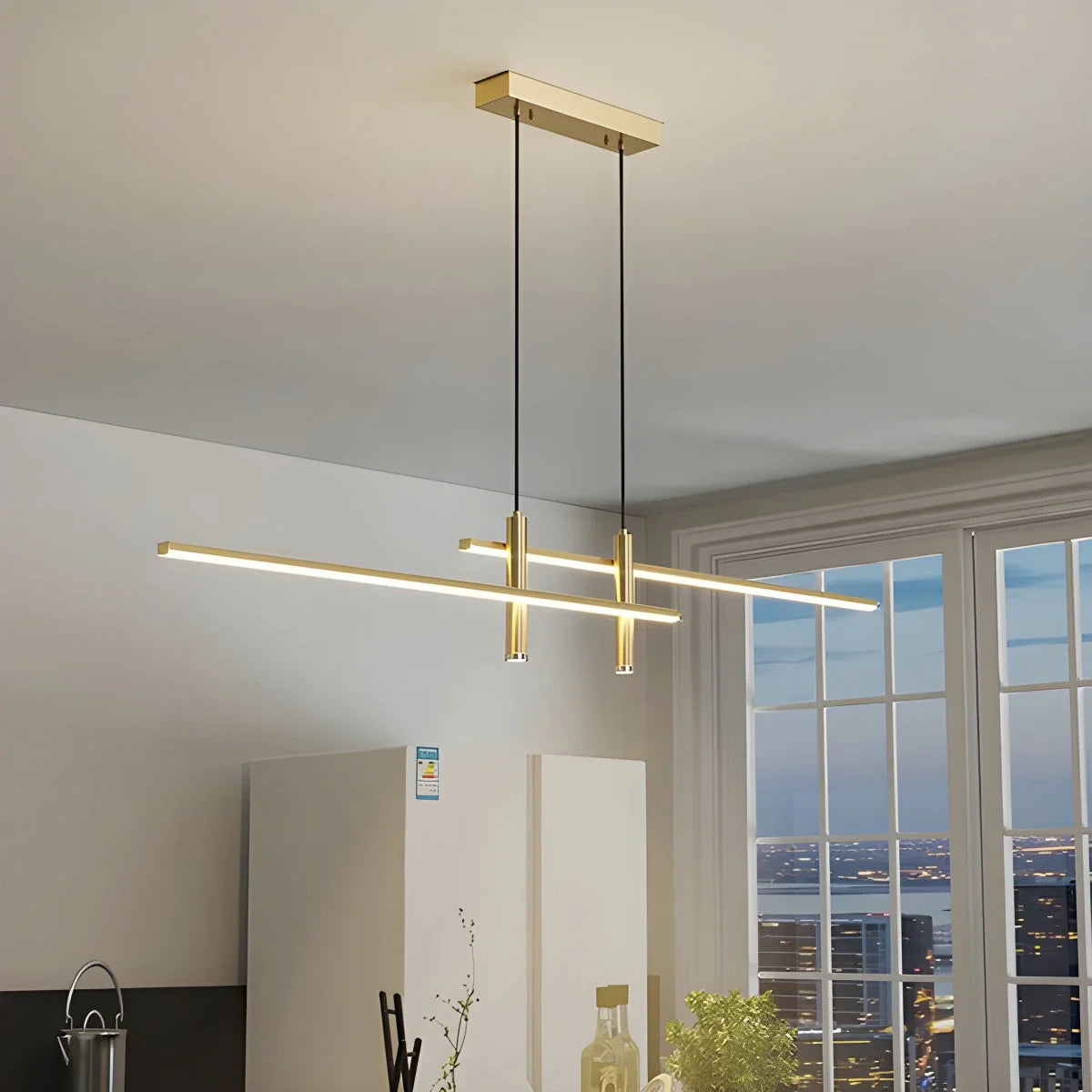 Feyran Modern Minimalist Linear LED Pendant Light