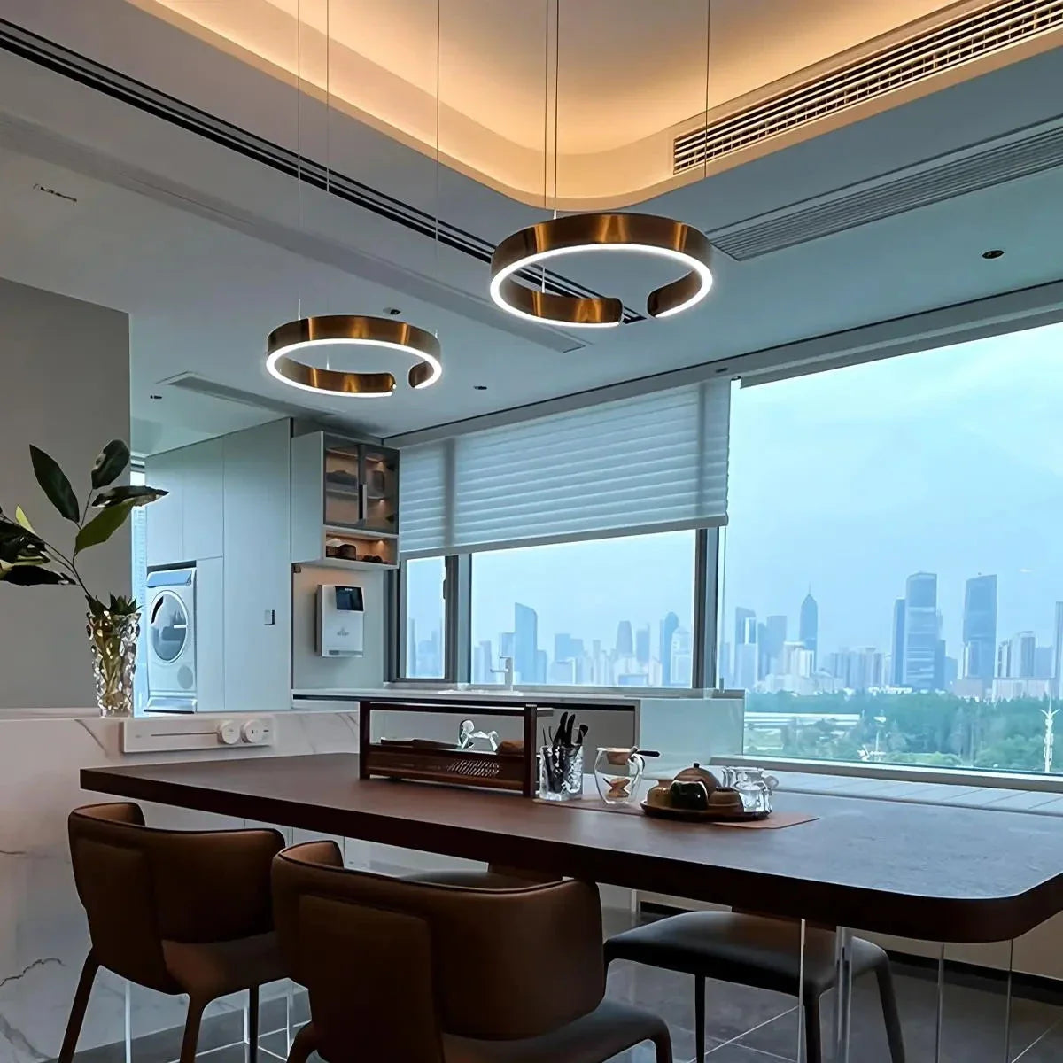 Feyran Modern Ring LED Chandelier for Living Room