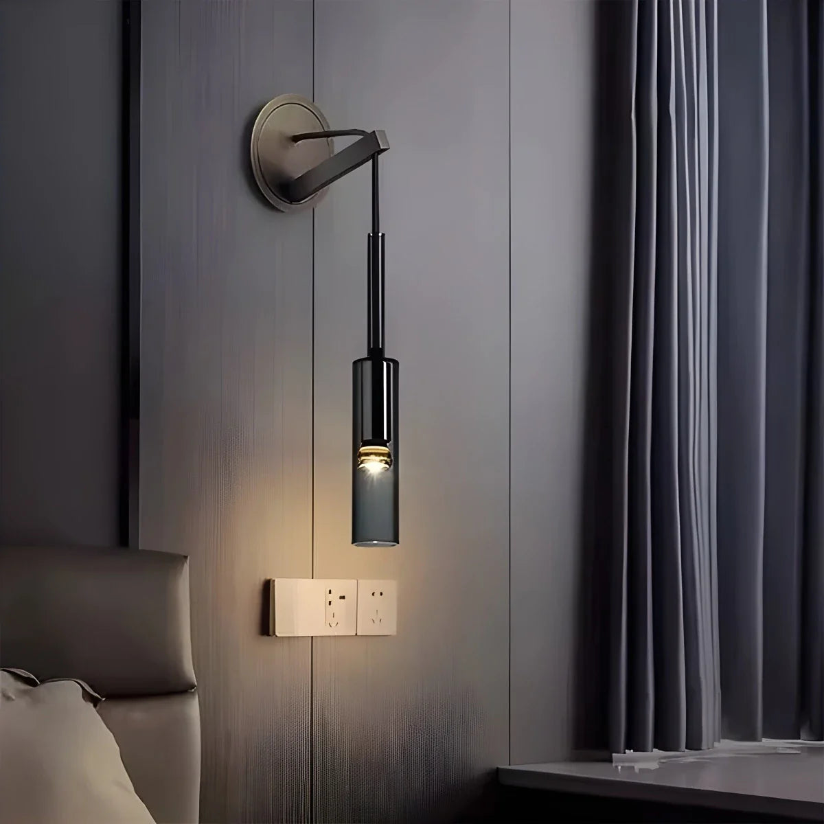 Feyran Modern Simple All Copper Wall Lamp
