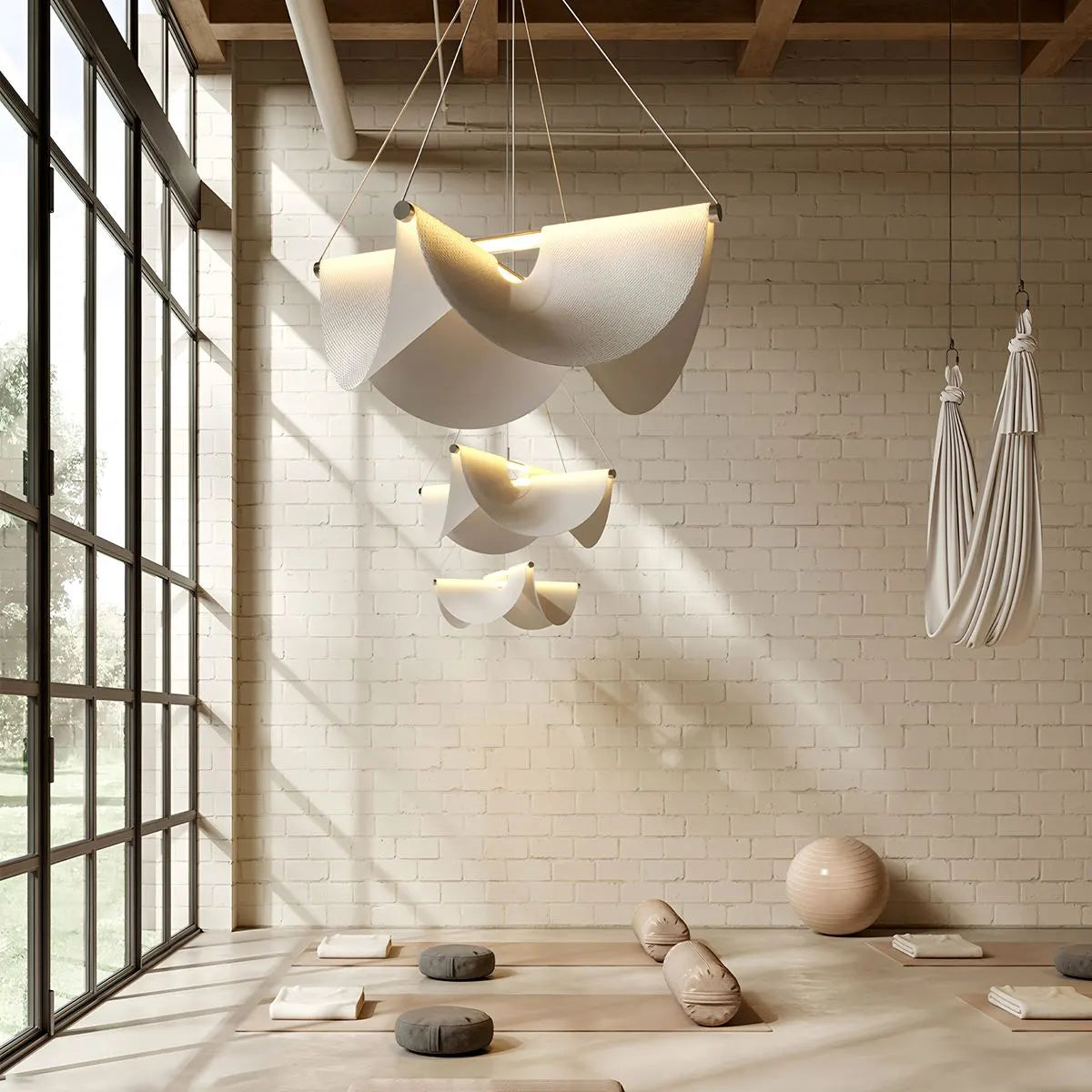 Feyran Moooi Drape Fabric Dining Room Pendant Light