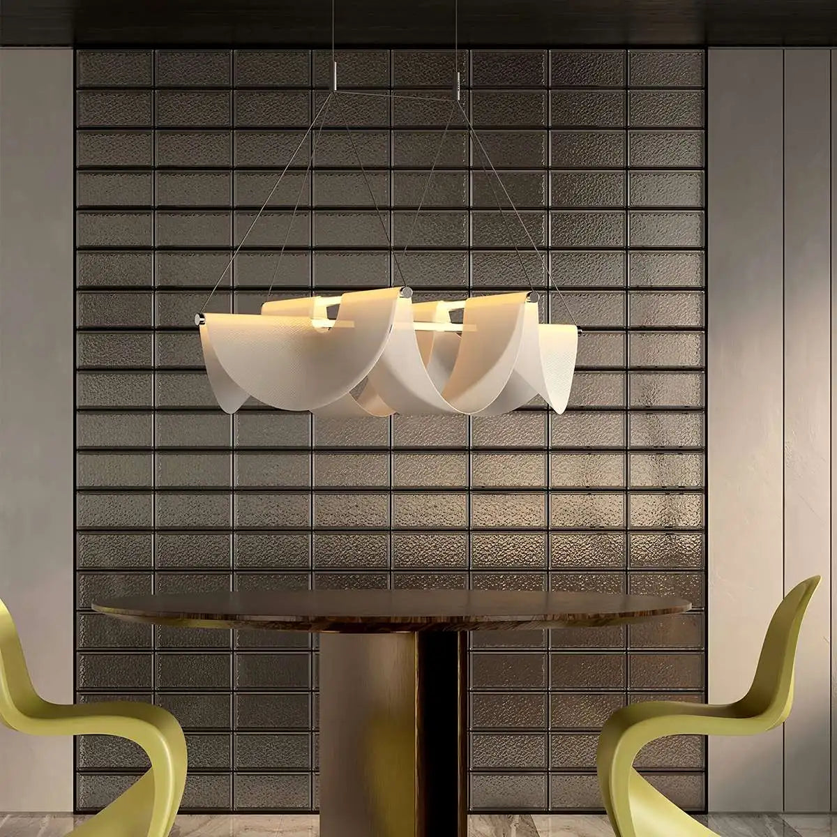 Feyran Moooi Drape Fabric Dining Room Pendant Light