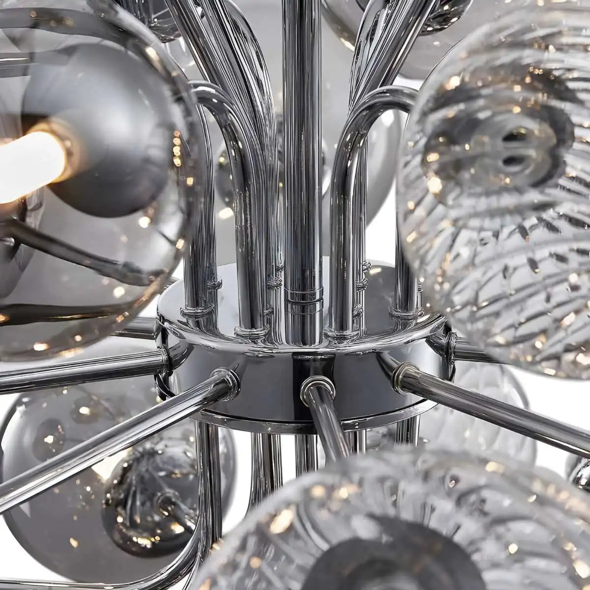 Feyran Nordic Glass Bubble Chandelier
