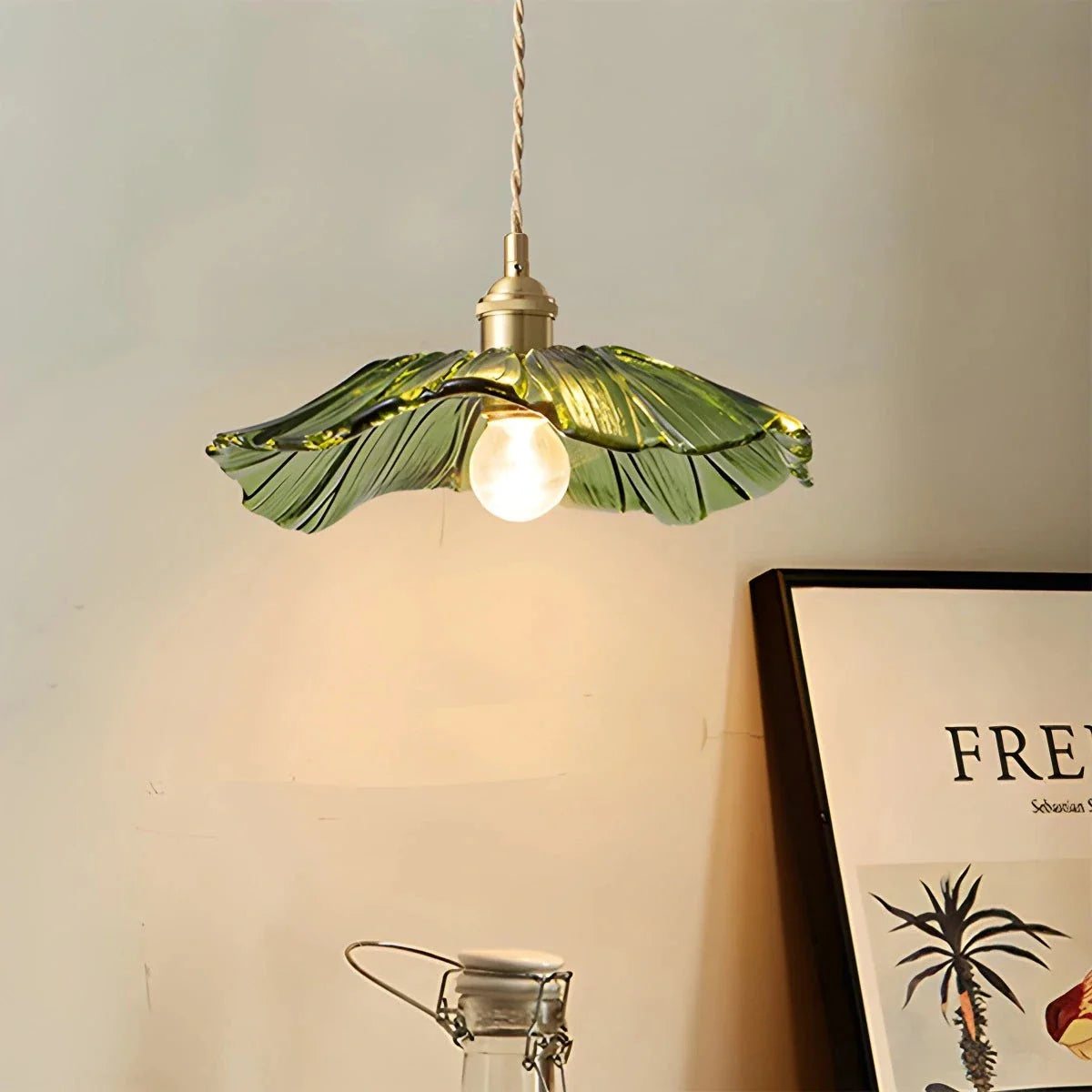 Feyran Nordic Japanese Glass Chandelier for Living Room