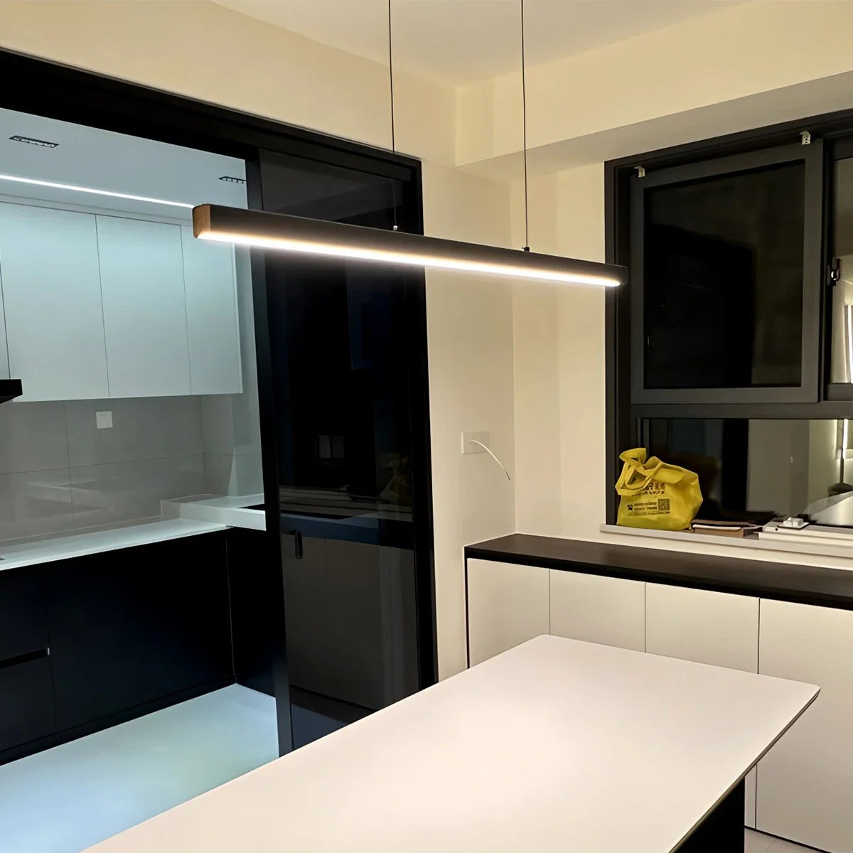 Feyran Nordic LED Linear Pendant Light for Kitchen Island
