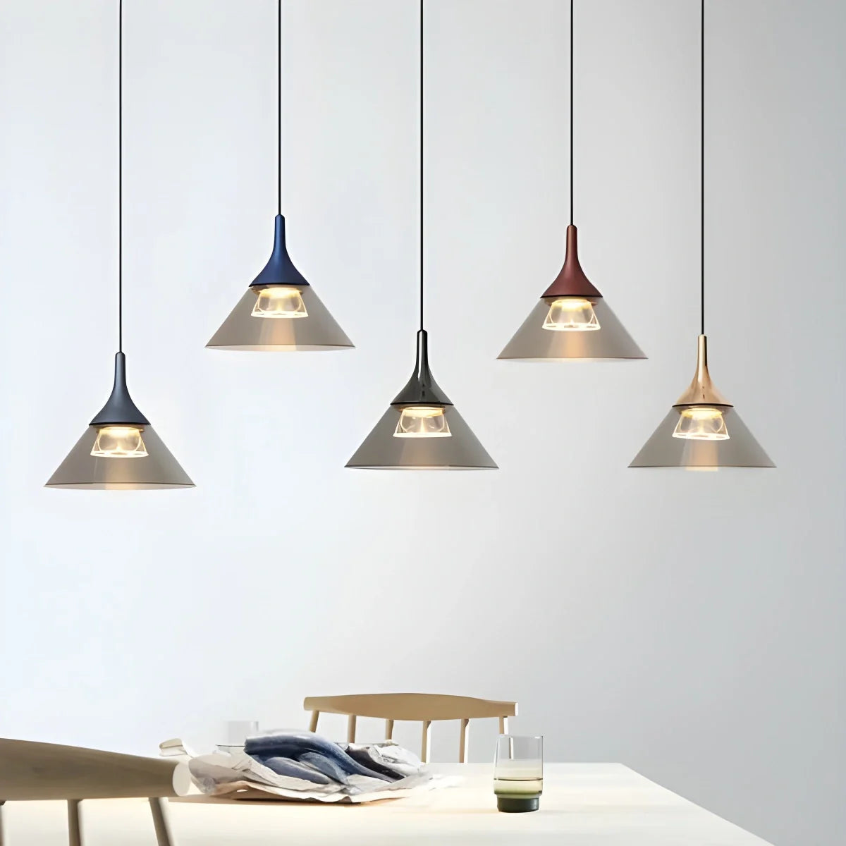 Feyran Nordic Led Art Pendant Light for Dining Room