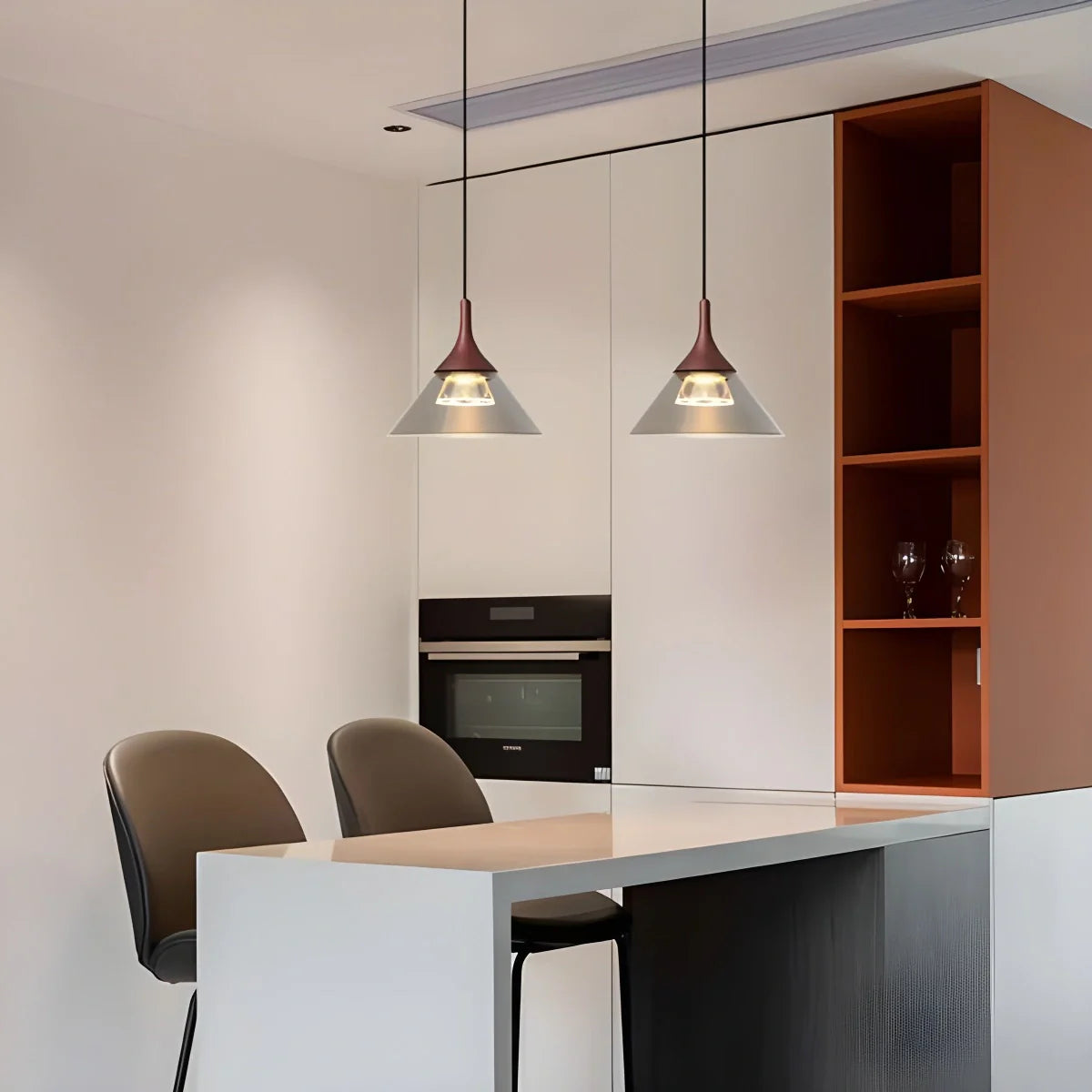 Feyran Nordic Led Art Pendant Light for Dining Room