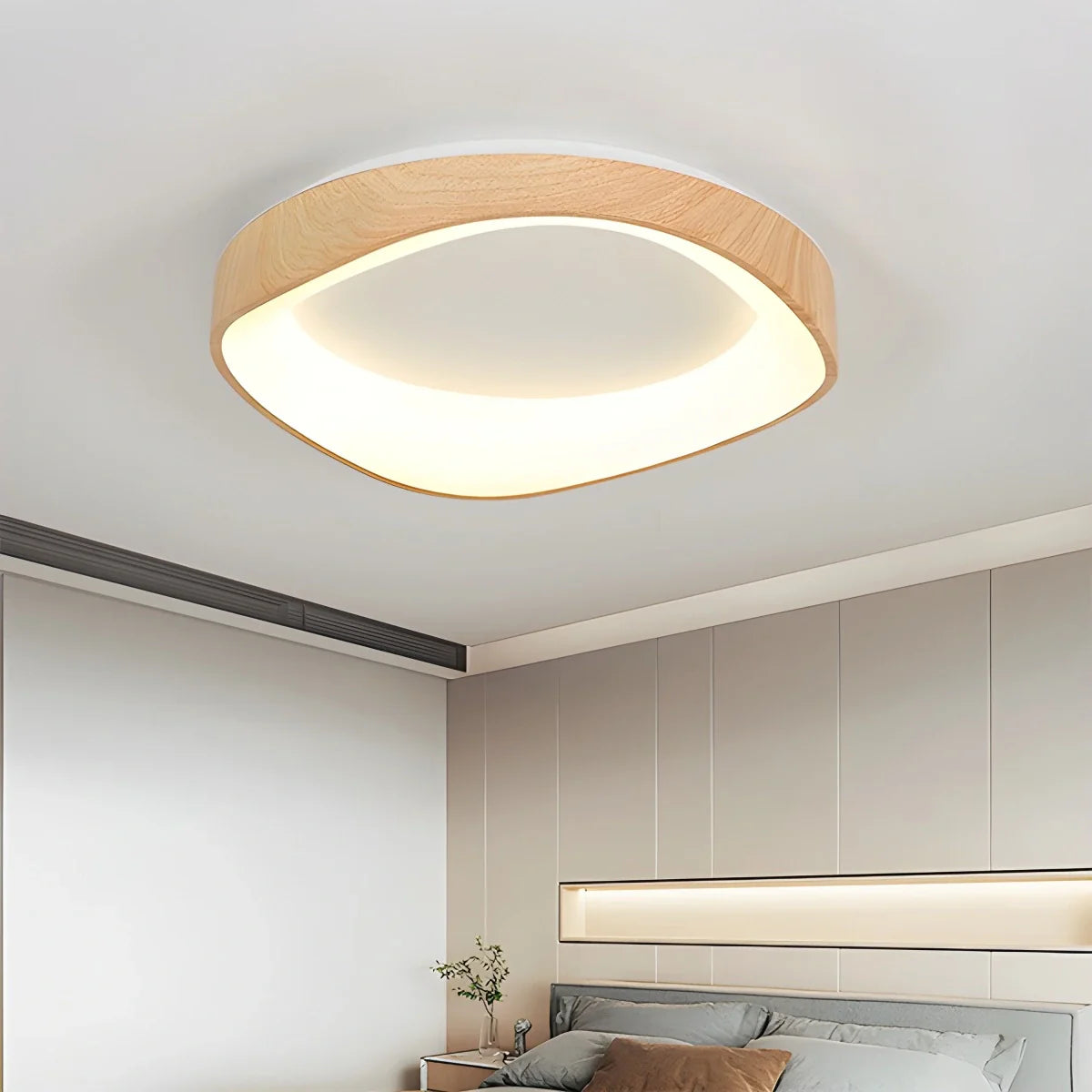 Feyran Nordic Acrylic Circle Ceiling Light for Bedroom
