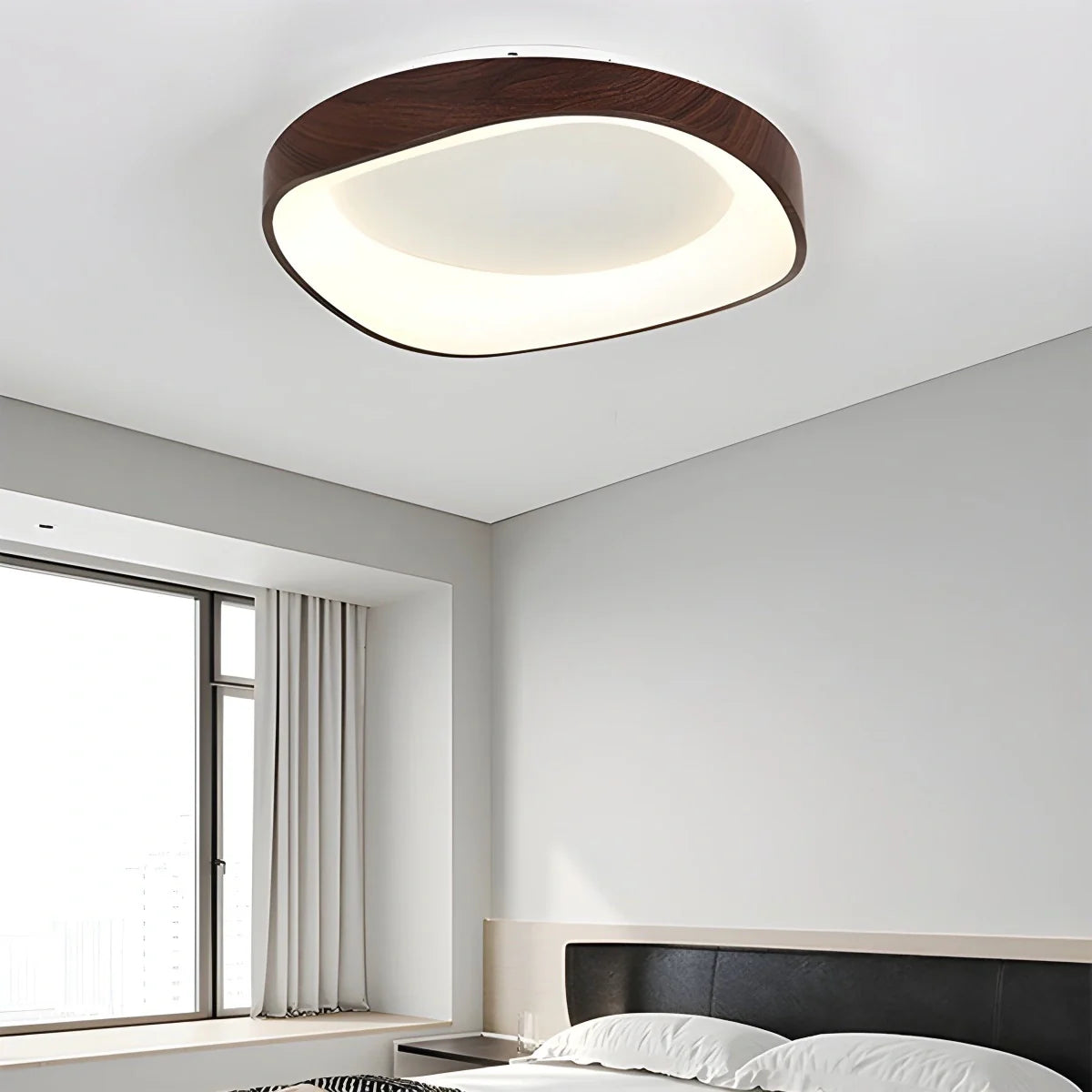 Feyran Nordic Acrylic Circle Ceiling Light for Bedroom