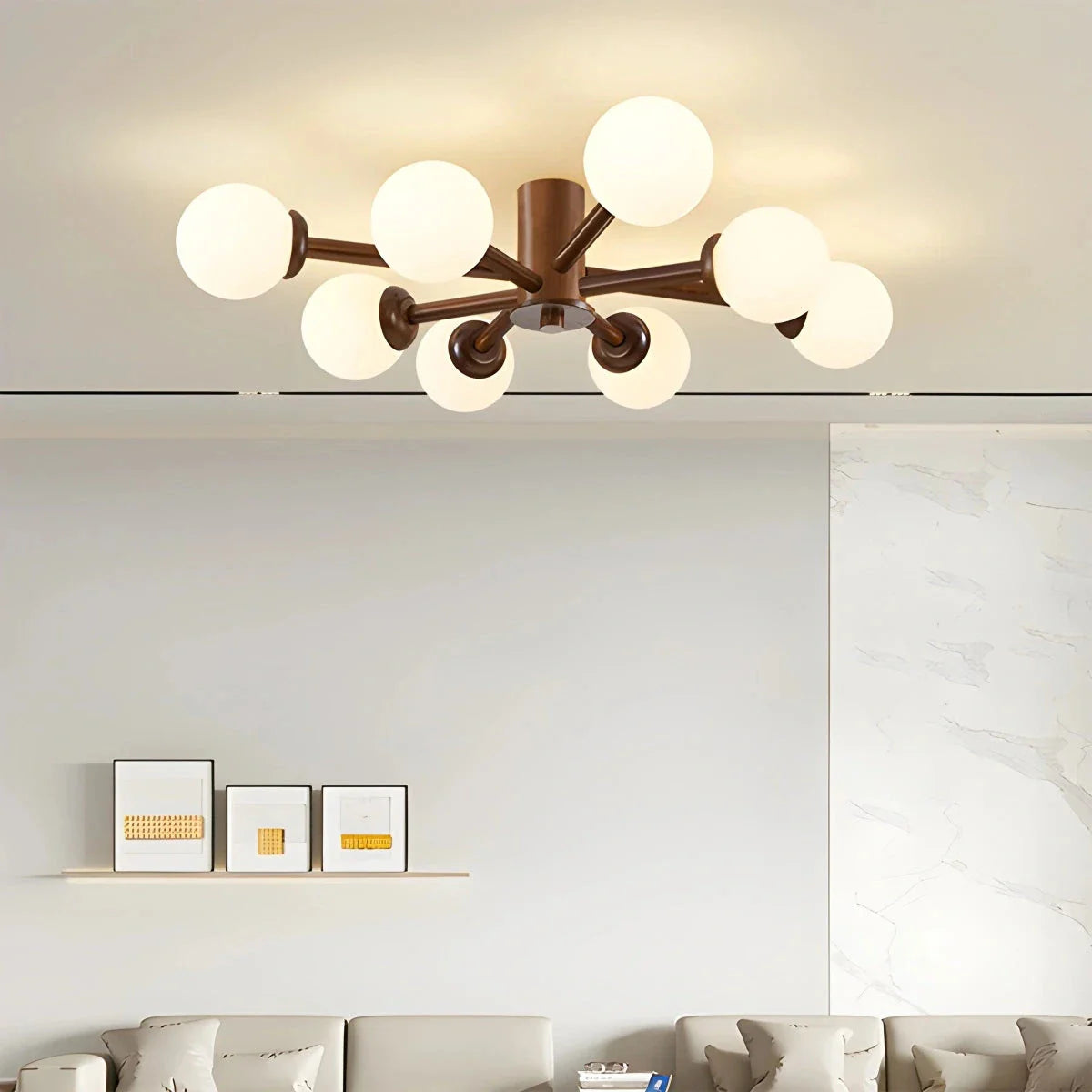 Feyran Nordic Wooden Dining Room Ceiling Light