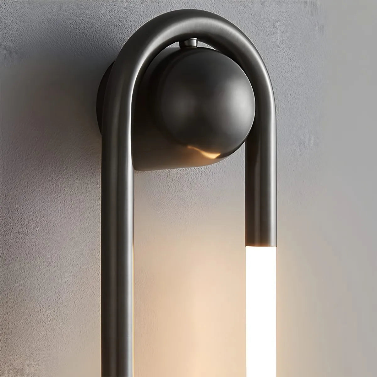 Feyran Oval Brass Wall Sconce for Living Room