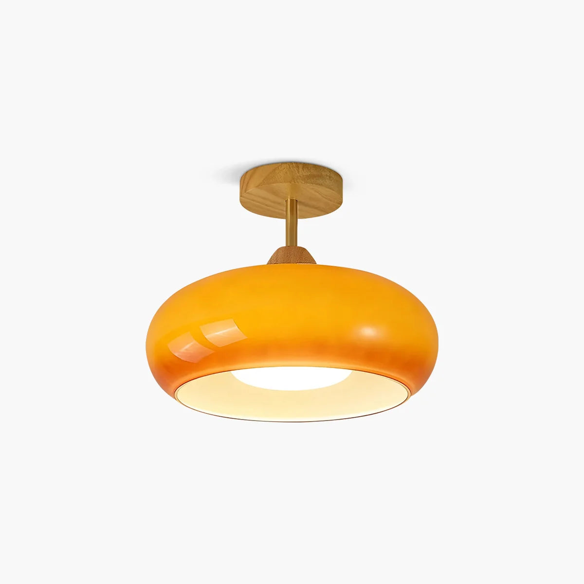 Feyran Plafonnier Retro Glass Ceiling Lamp