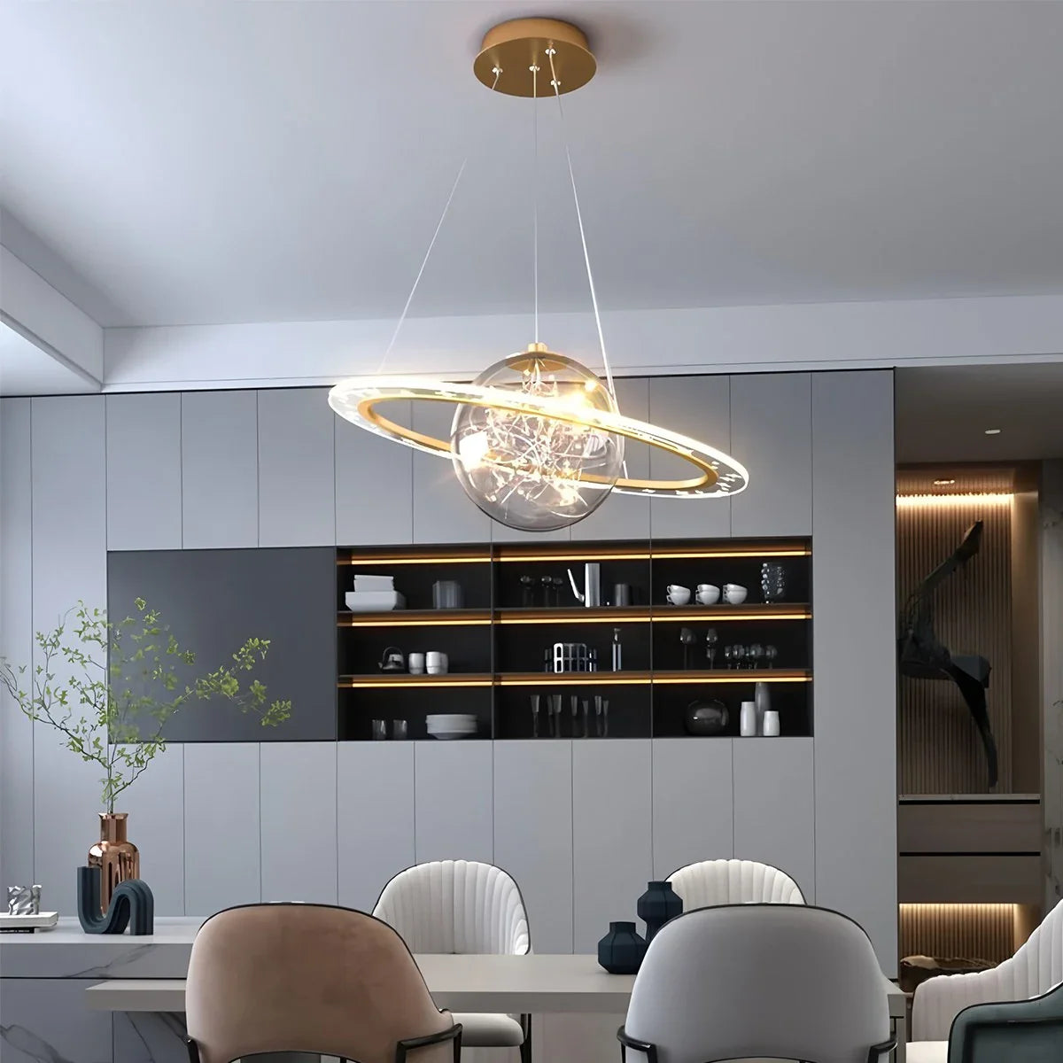 Feyran Planet Chandelier for Dining Room Living Room