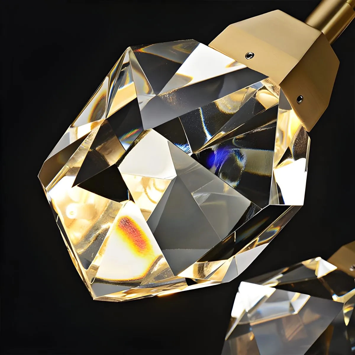 Feyran Rock Crystal Rain Chandelier for Living Room