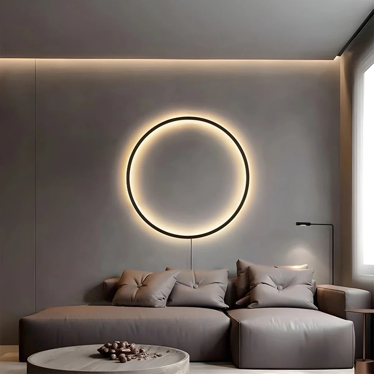 Feyran Round Ring LED Wall Lamp for Living Room