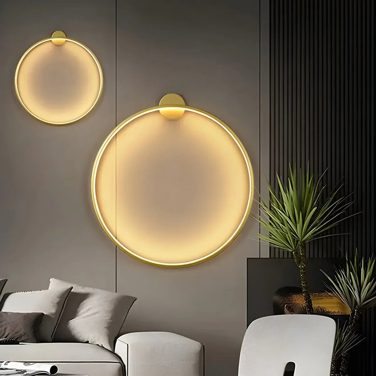 Feyran Round Ring LED Wall Lamp for Living Room