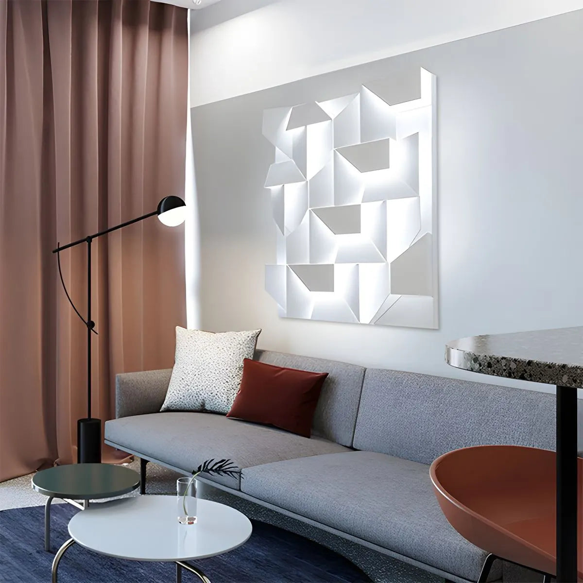 Feyran Shadows Grand Wall Sconce Lamp