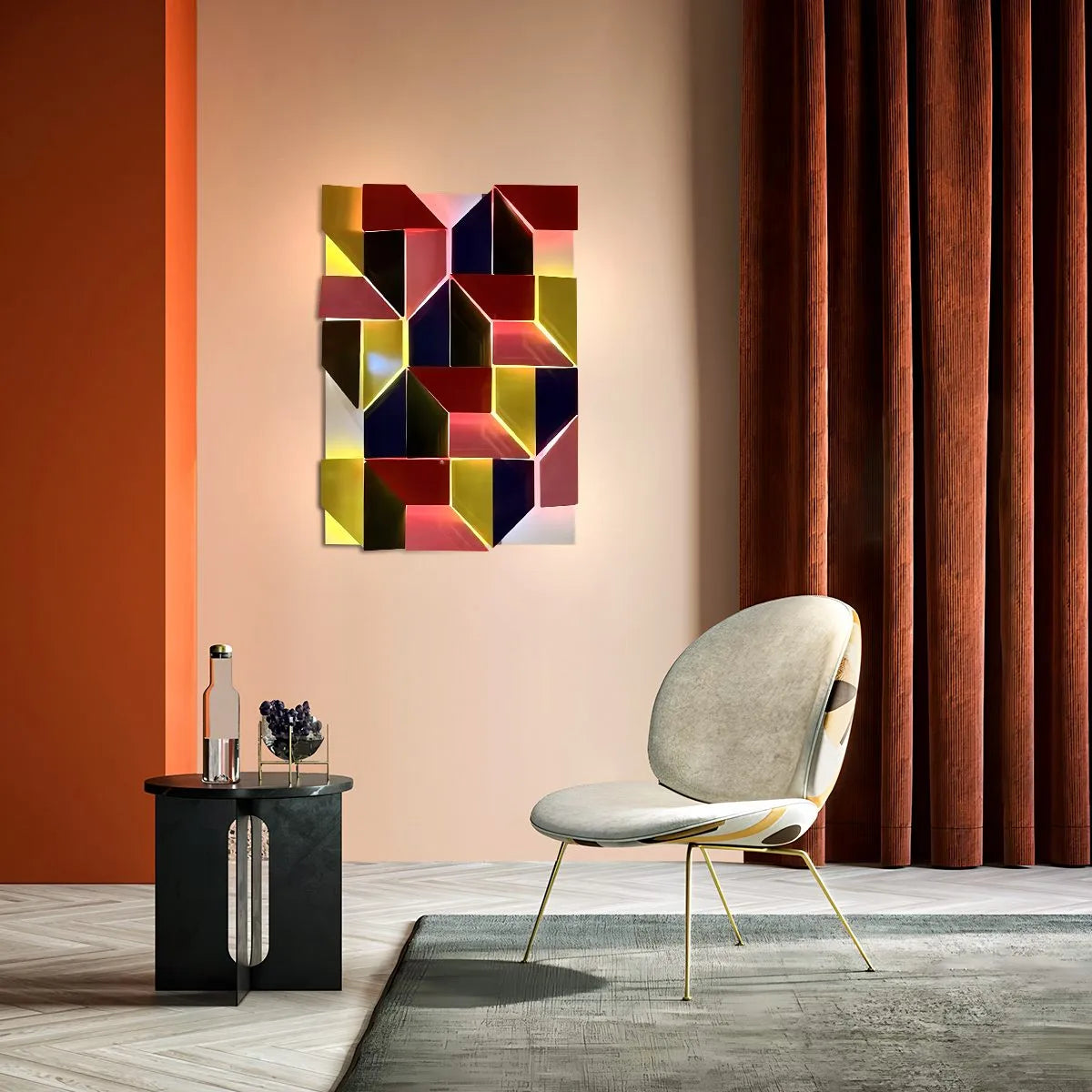 Feyran Shadows Grand Wall Sconce Lamp